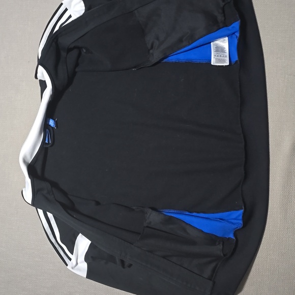 Adidas Track Jacket Youth Size Medium Black,Blue,White - Picture 12 of 15